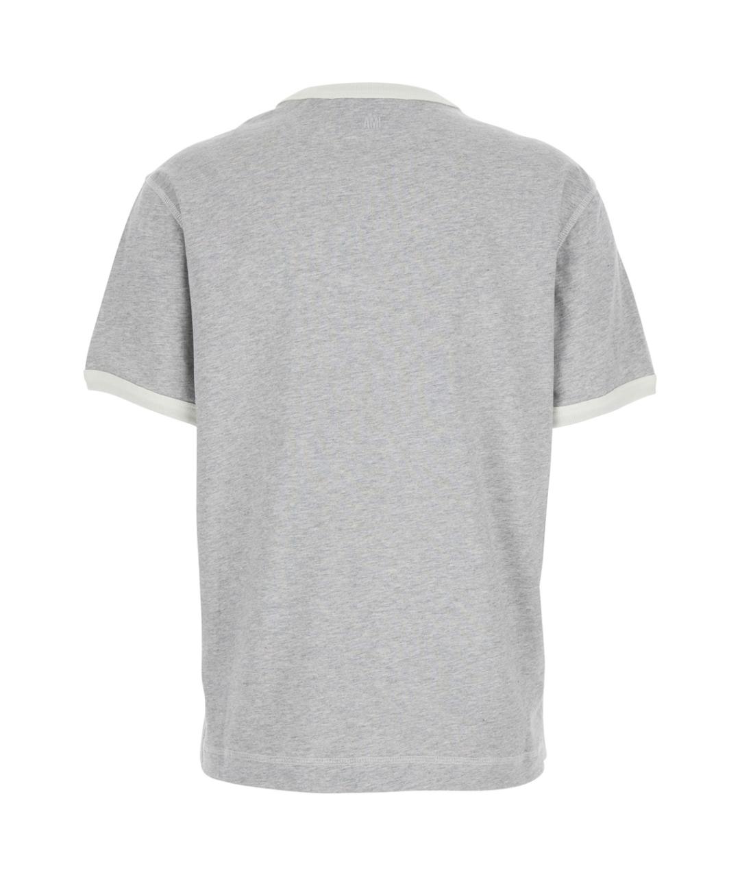 Ami Paris Серая футболка, фото 2