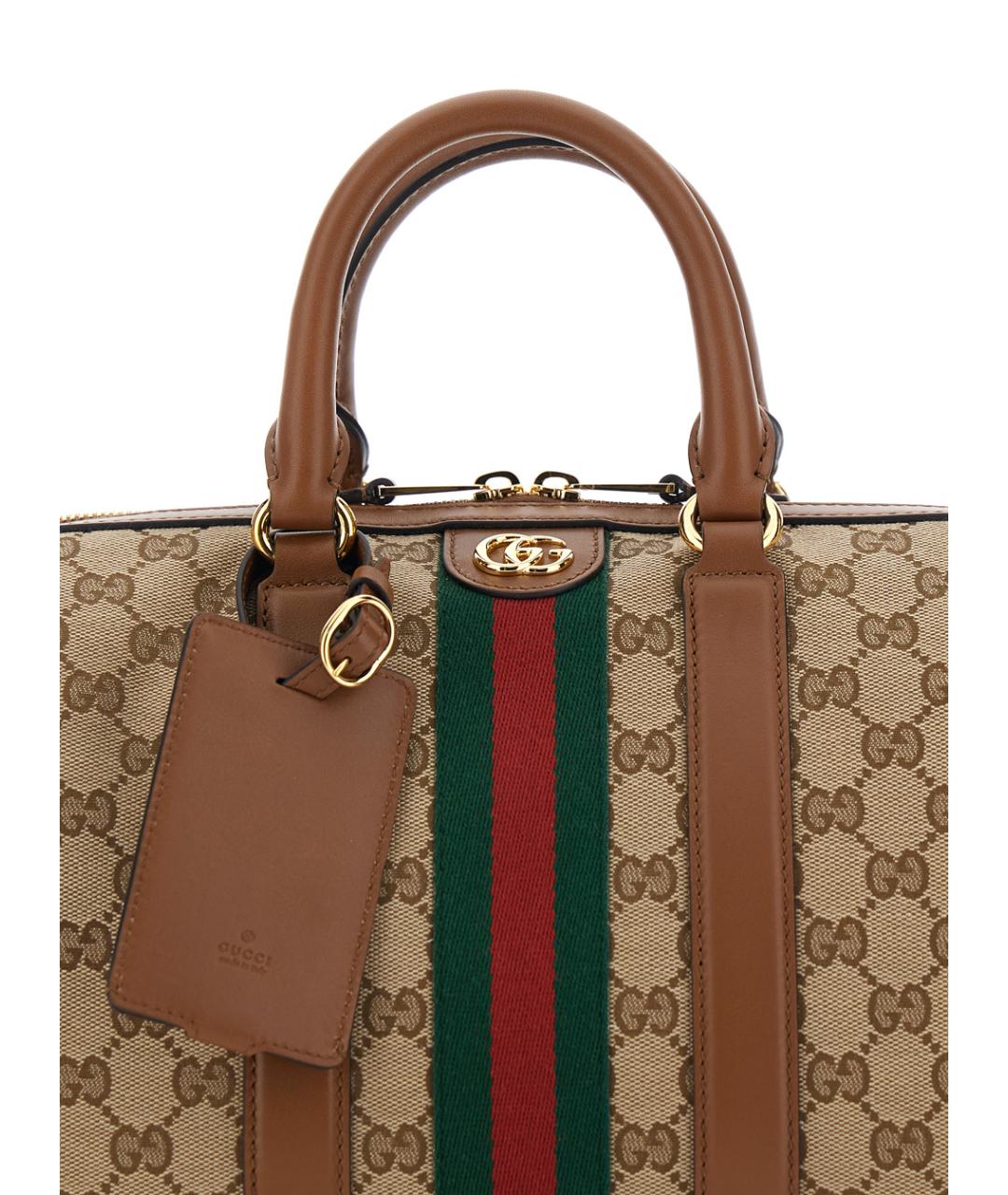 GUCCI Бежевая сумка тоут, фото 3