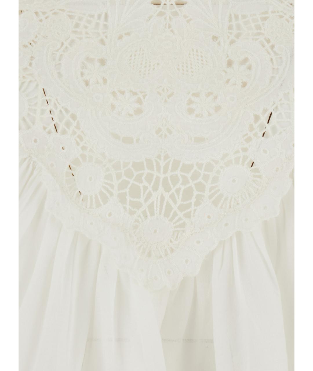 SEA NYC Белая хлопковая блузы, фото 3