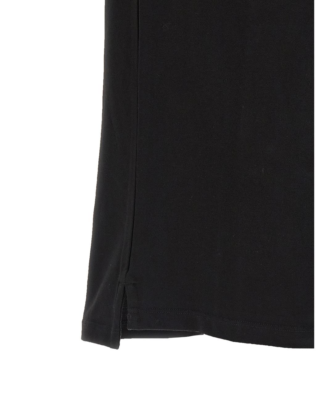 CP COMPANY Черное хлопковое поло с коротким рукавом, фото 4