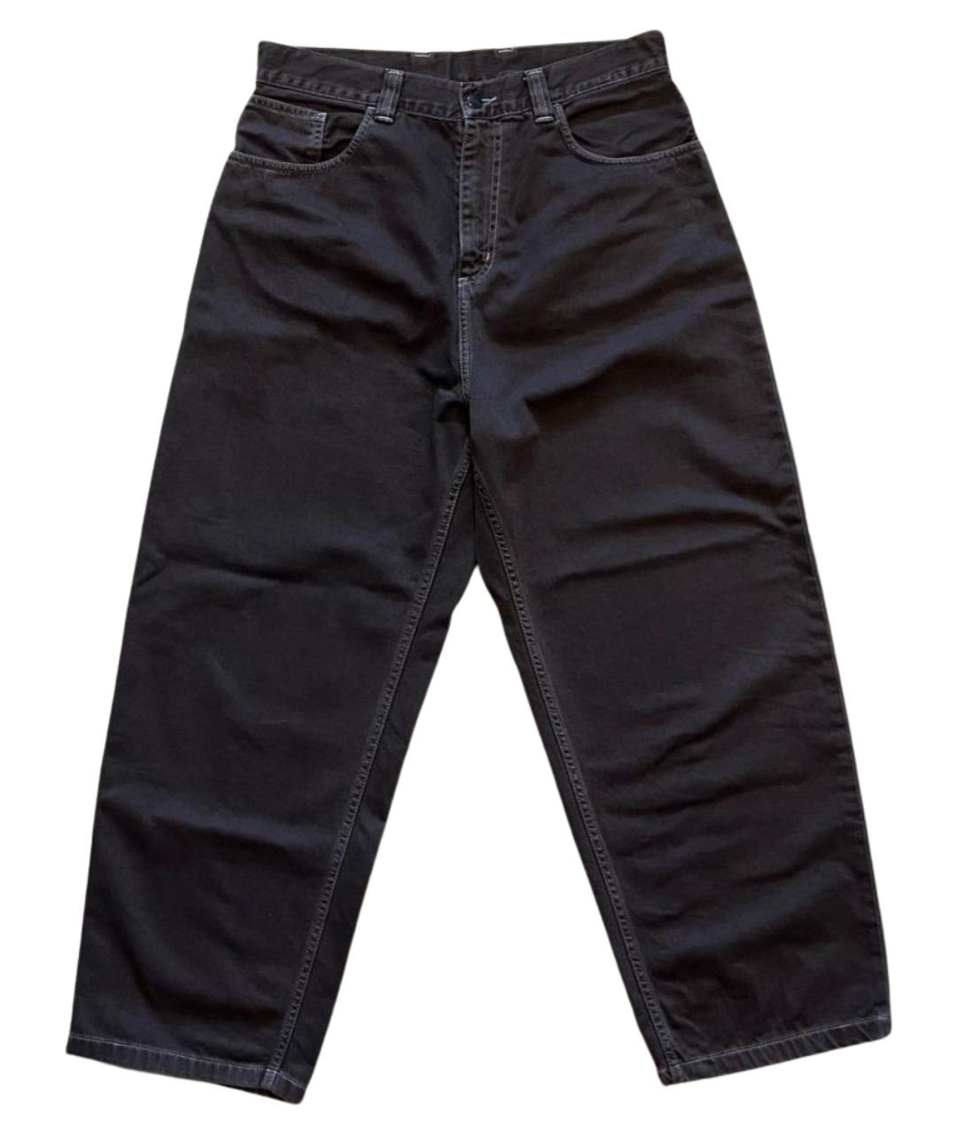 CARHARTT WIP Коричневые хлопковые повседневные брюки, фото 1