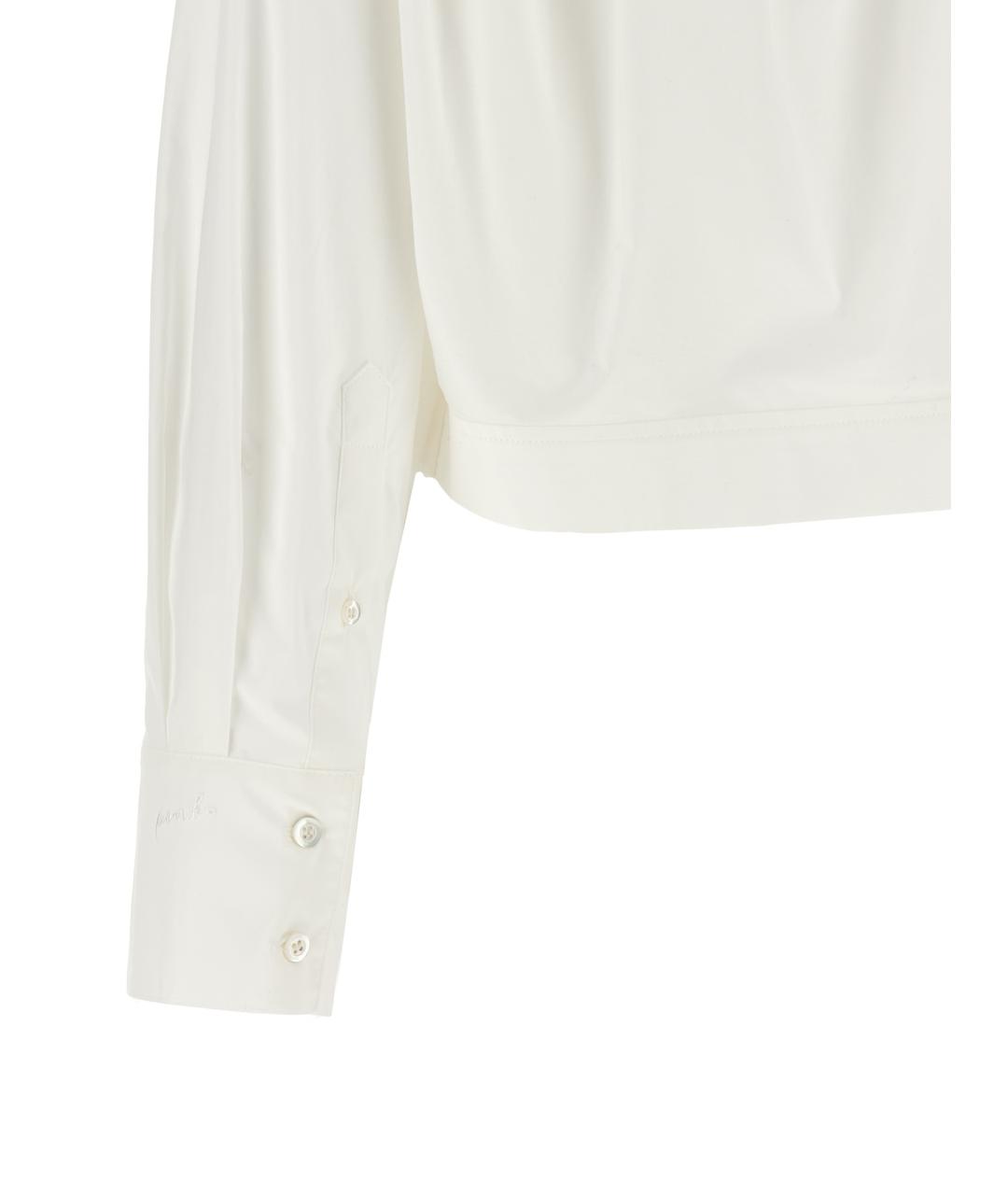 PINKO Белая хлопковая блузы, фото 4