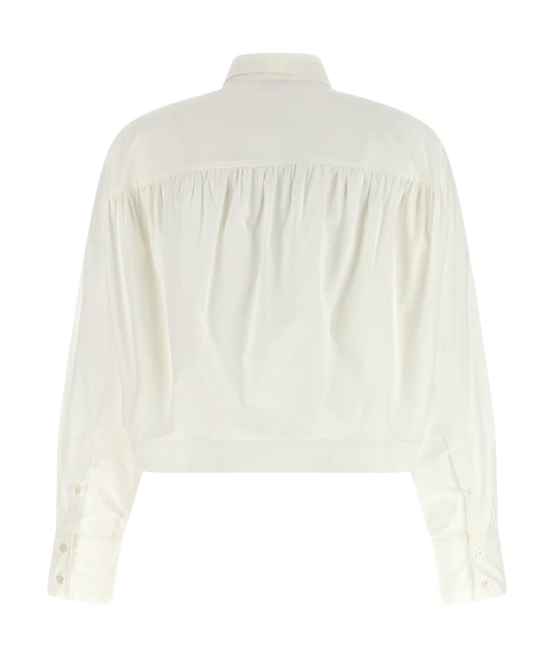 PINKO Белая хлопковая блузы, фото 2