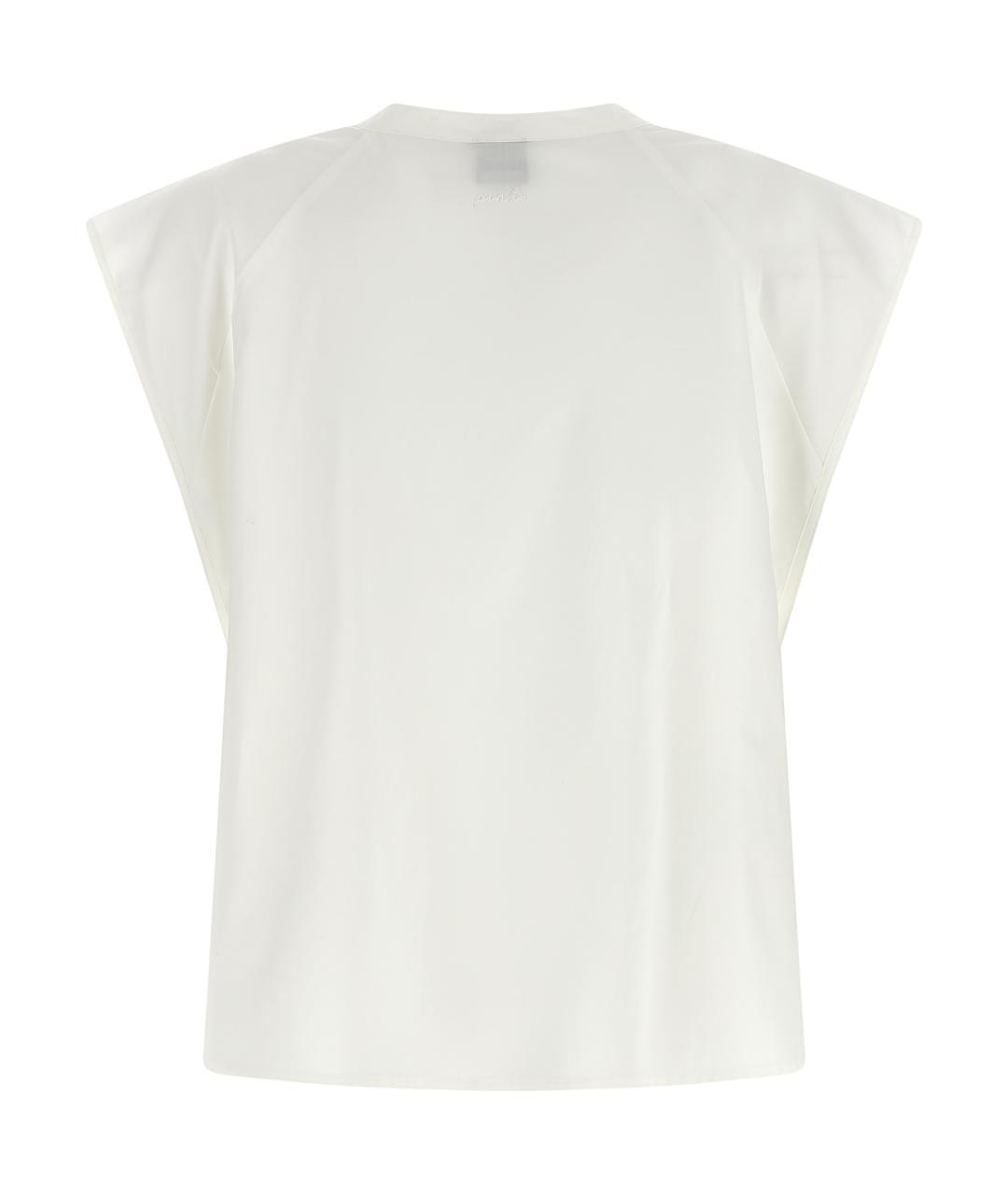PINKO Белая хлопковая блузы, фото 2