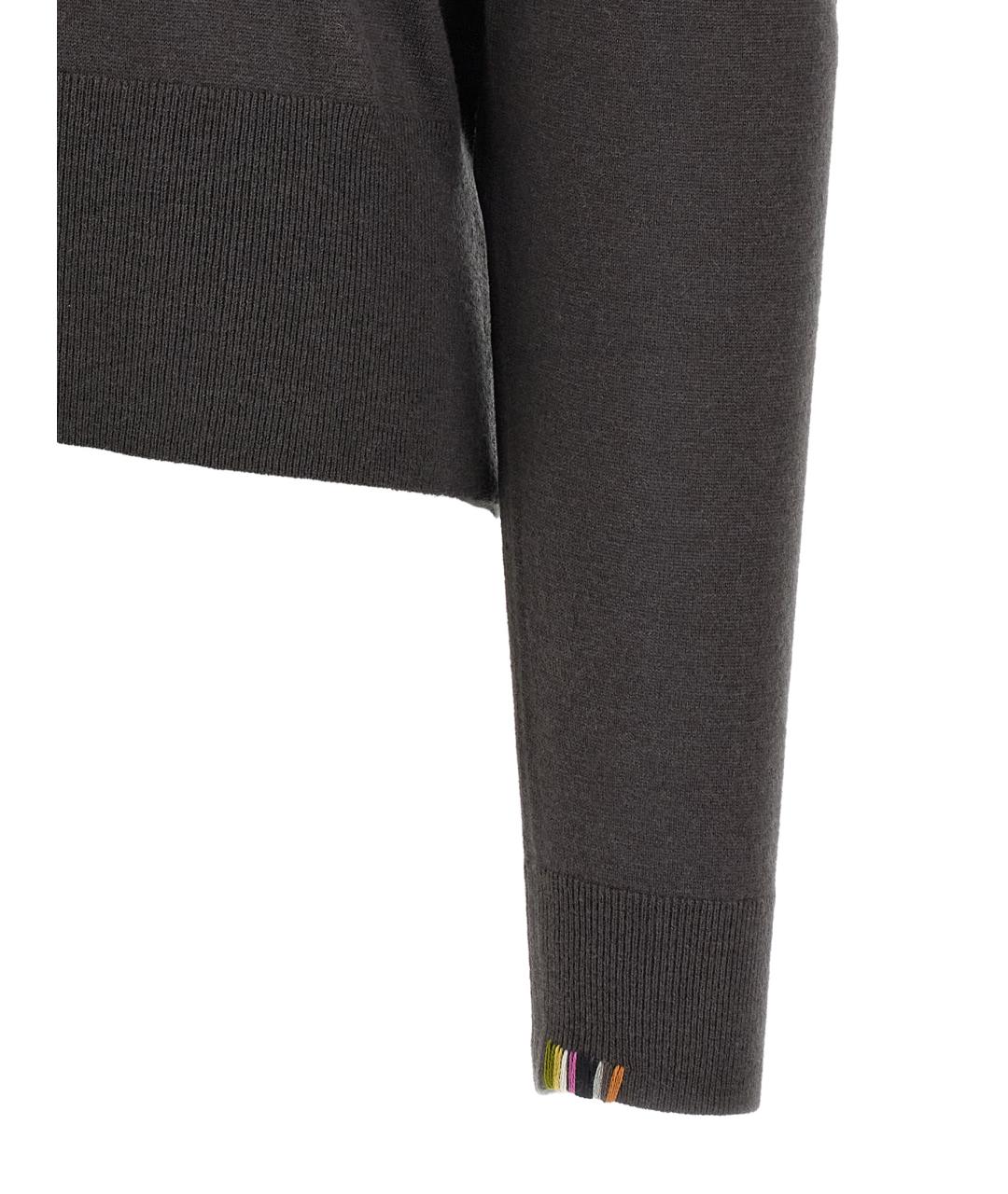 EXTREME CASHMERE Коричневый шерстяной джемпер / свитер, фото 4