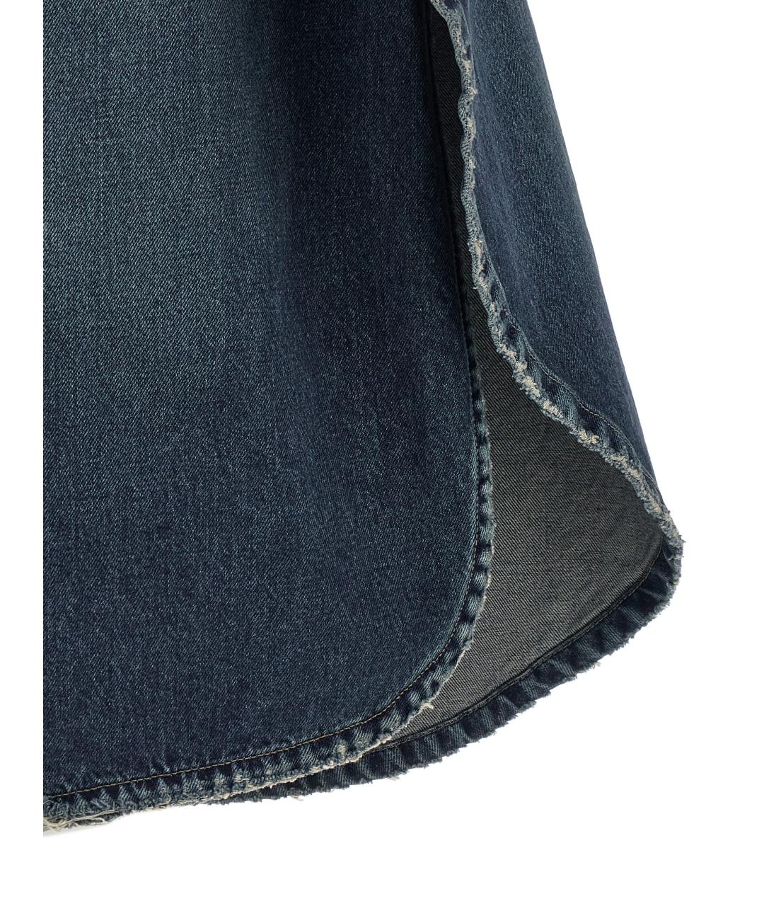 BALENCIAGA Синие хлопковые шорты, фото 5