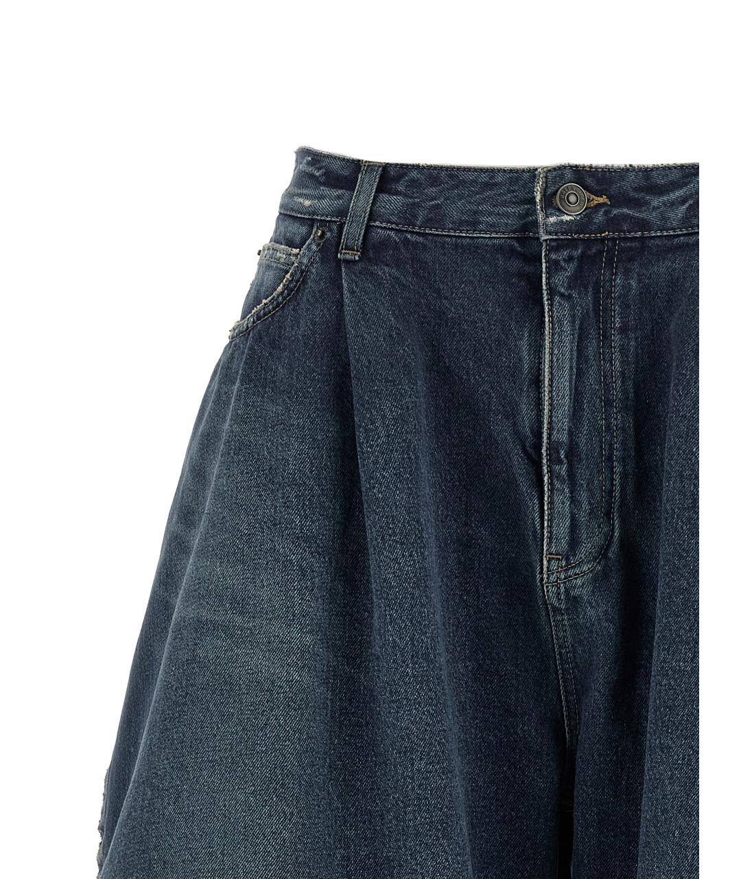 BALENCIAGA Синие хлопковые шорты, фото 3