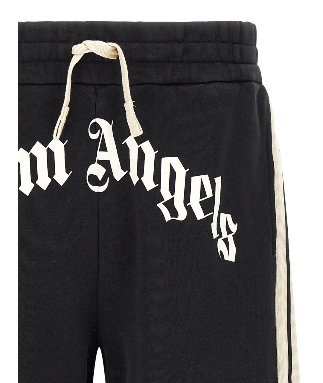 PALM ANGELS Черные хлопковые шорты, фото 3