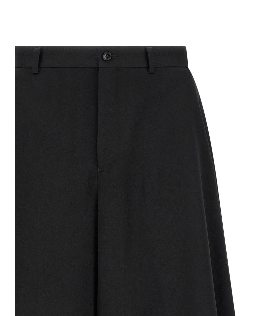 COMME DES GARÇONS HOMME PLUS Черные шерстяные шорты, фото 3