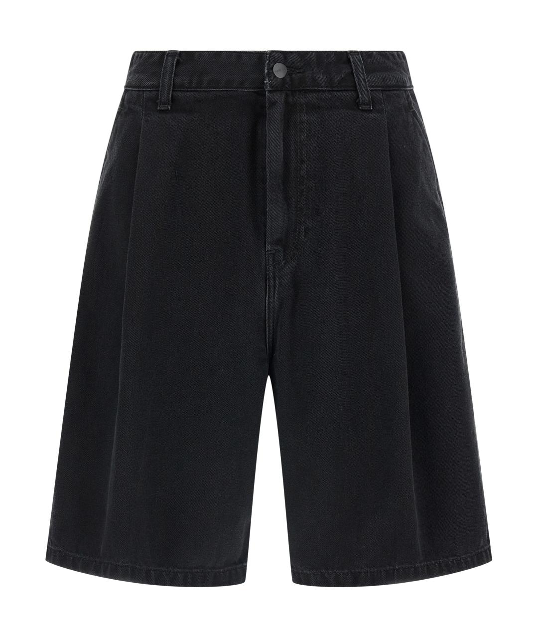 CARHARTT WIP Черные хлопковые шорты, фото 1