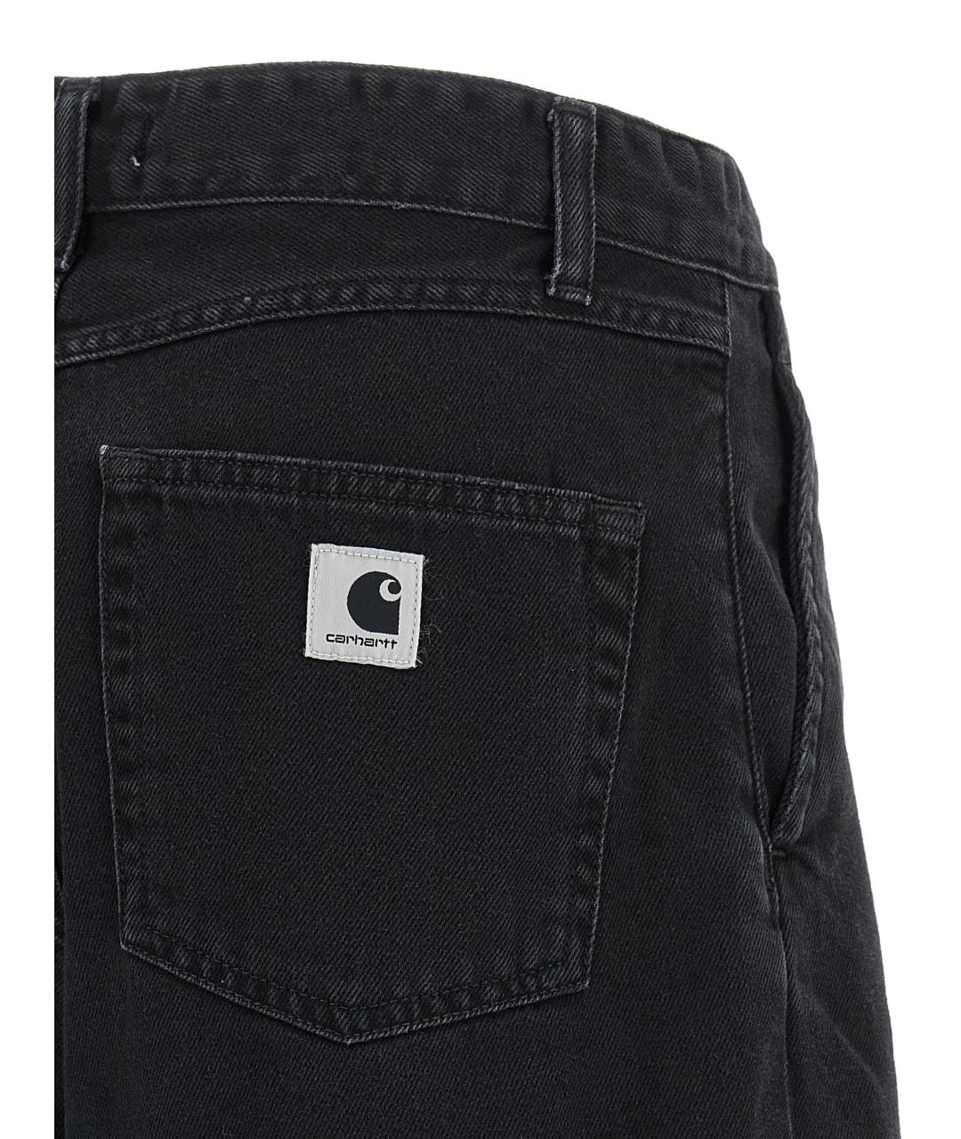 CARHARTT WIP Черные хлопковые шорты, фото 4