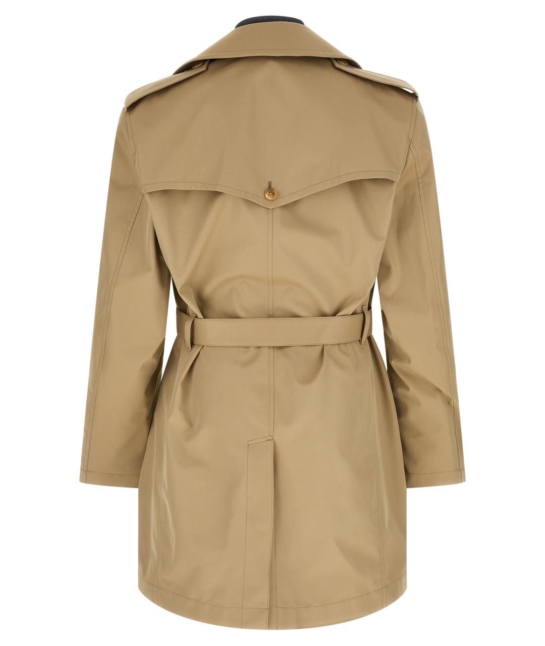 JUNYA WATANABE Бежевый хлопковый тренч / плащ, фото 3