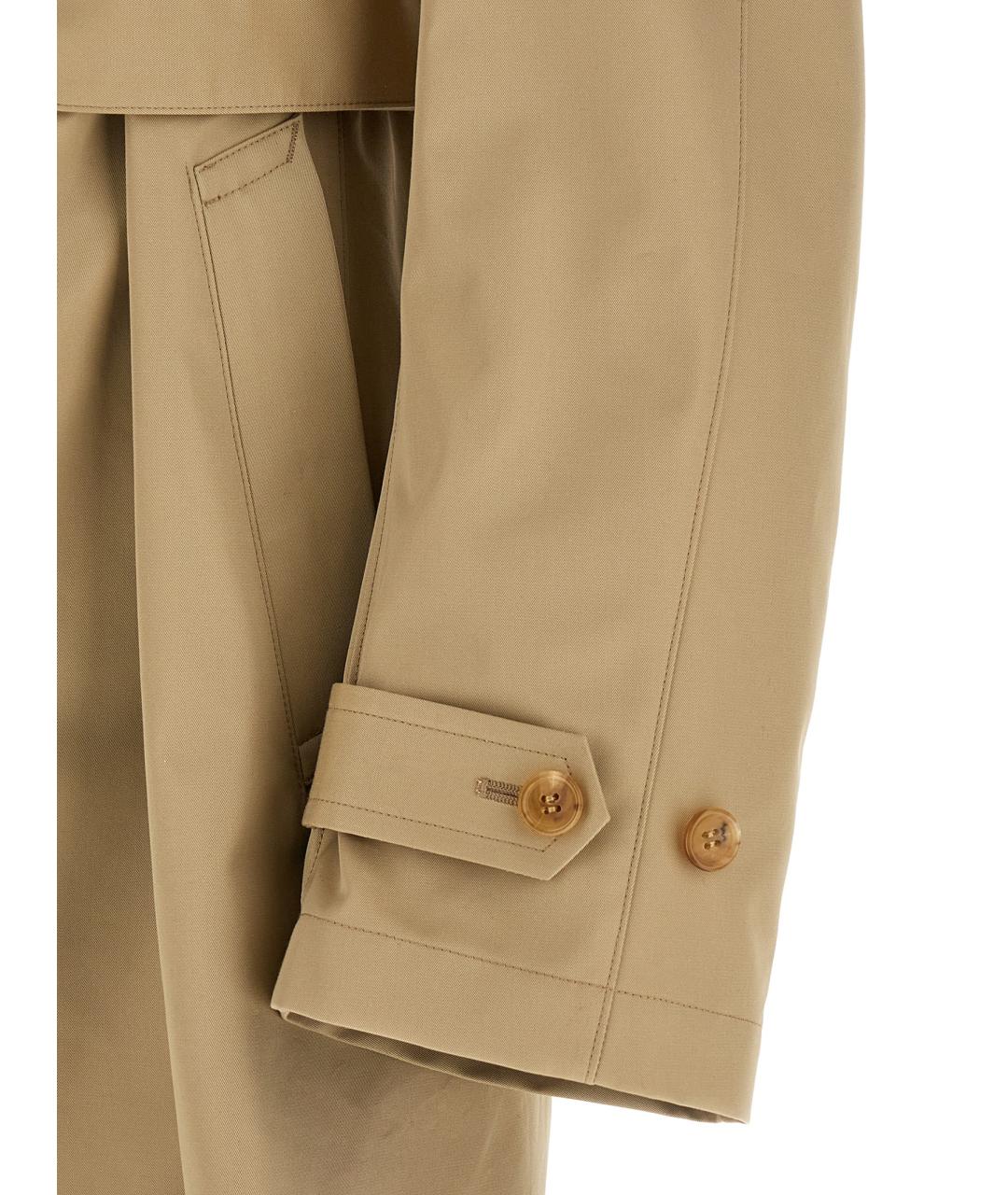 JUNYA WATANABE Бежевый хлопковый тренч / плащ, фото 5