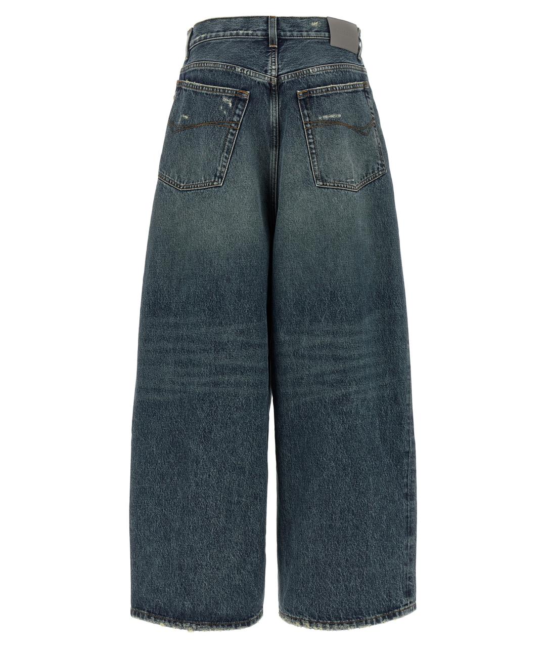 BALENCIAGA Синие хлопковые прямые джинсы, фото 2