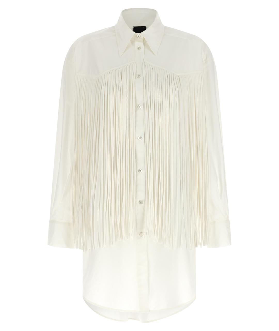 PINKO Белое хлопковое повседневное платье, фото 1