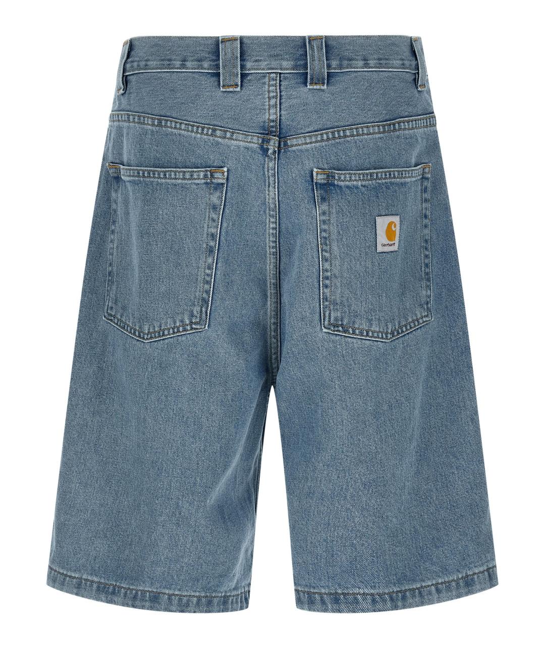 CARHARTT WIP Синие хлопковые шорты, фото 2