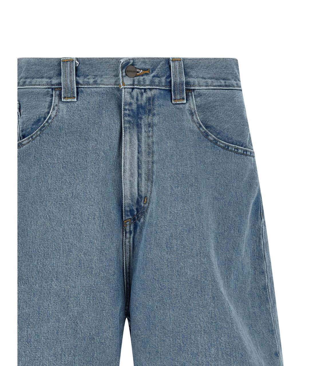 CARHARTT WIP Синие хлопковые шорты, фото 3