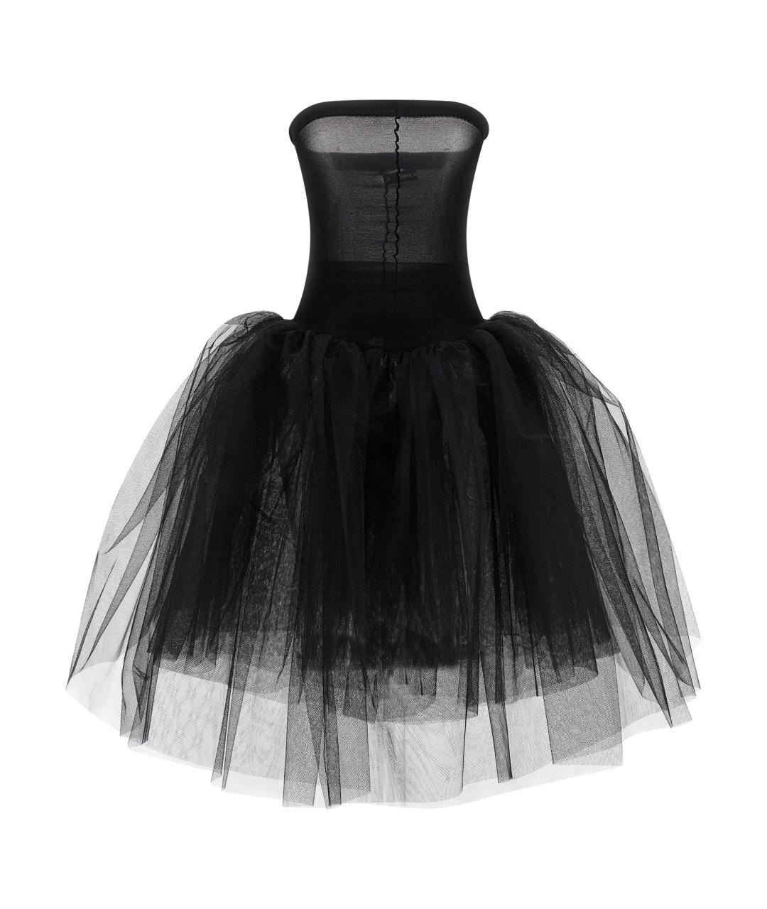 JUNYA WATANABE Черное полиамидовое вечернее платье, фото 1