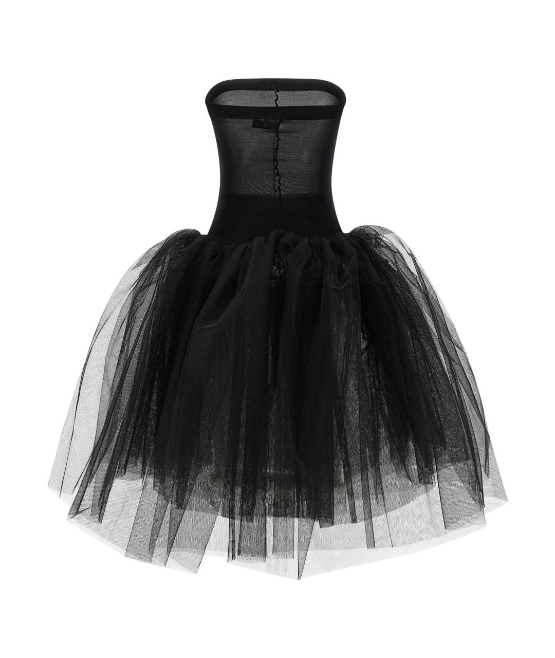 JUNYA WATANABE Черное полиамидовое вечернее платье, фото 2