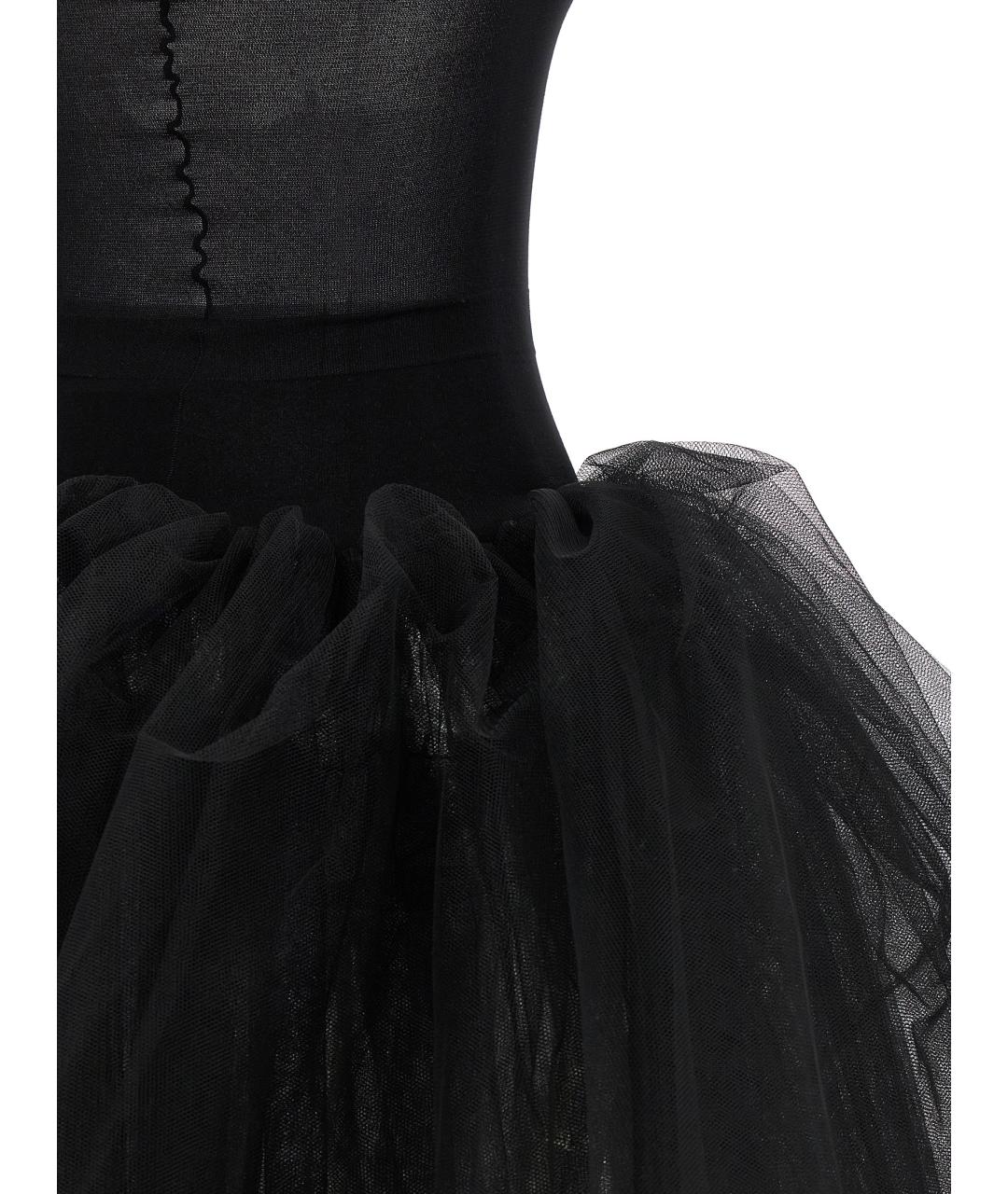 JUNYA WATANABE Черное полиамидовое вечернее платье, фото 4