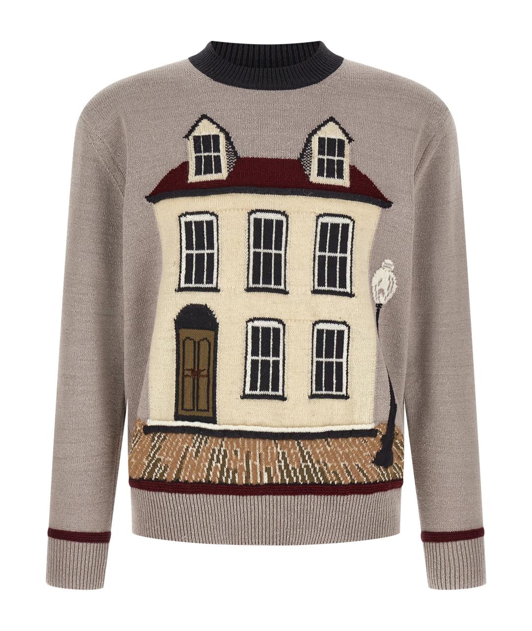 JUNYA WATANABE Серый шерстяной джемпер / свитер, фото 1