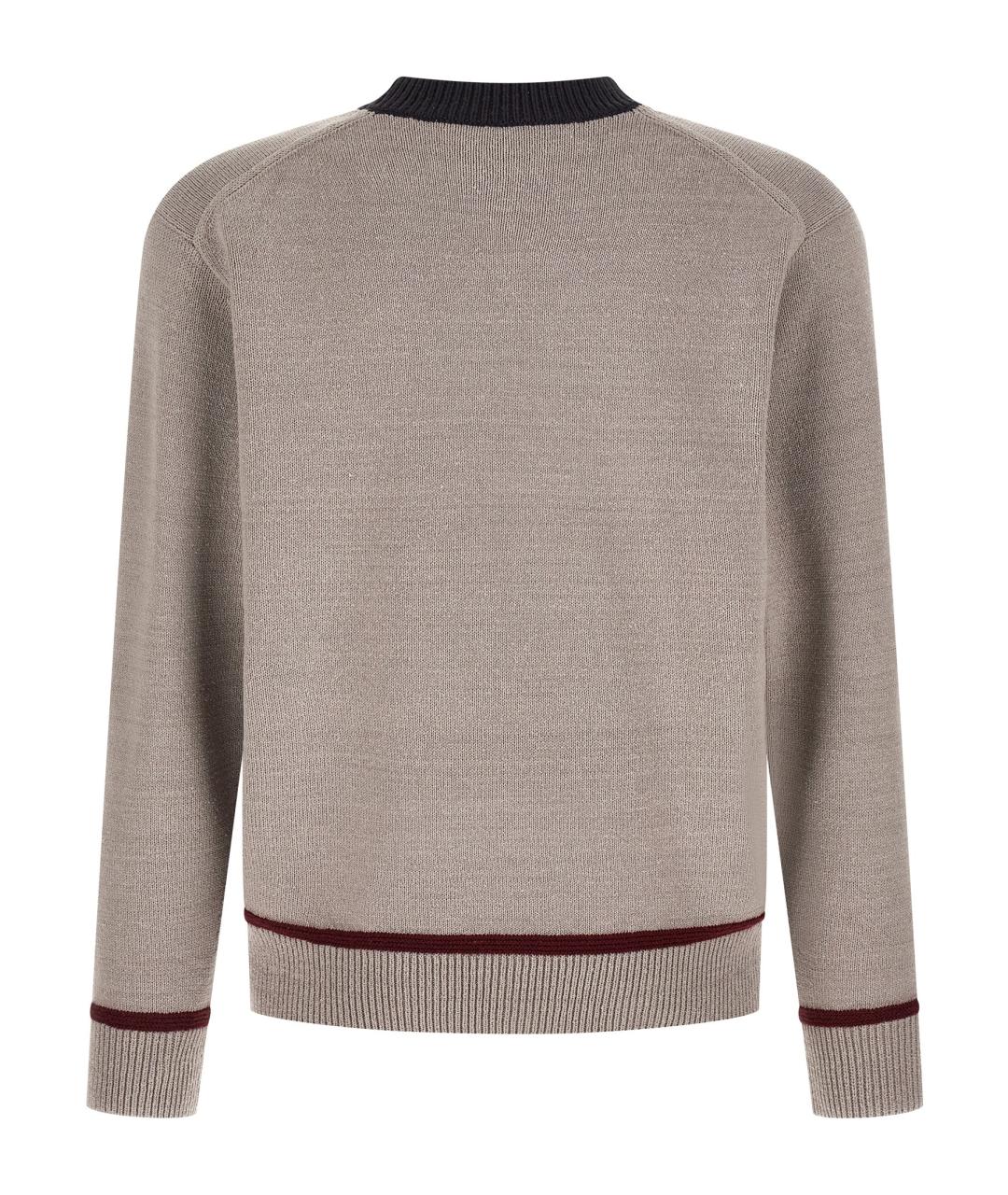 JUNYA WATANABE Серый шерстяной джемпер / свитер, фото 2