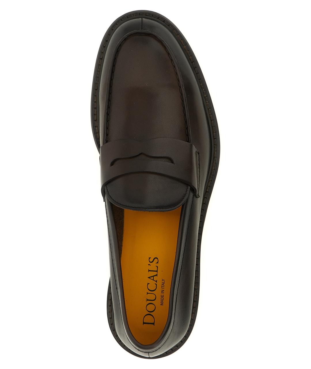 DOUCAL'S Коричневые кожаные лоферы, фото 4