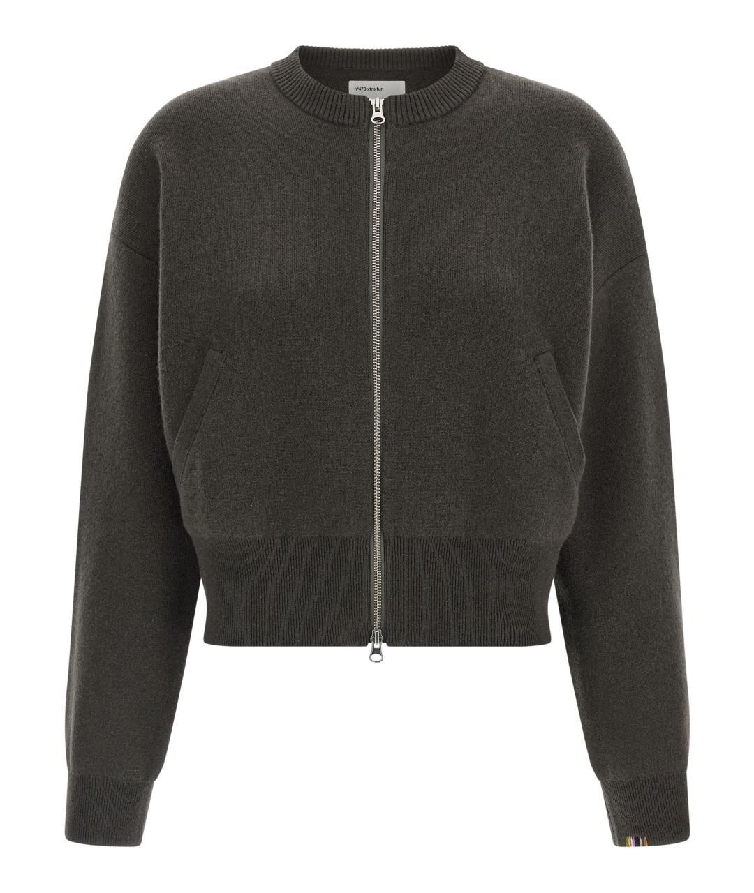 EXTREME CASHMERE Коричневый кашемировый кардиган, фото 1