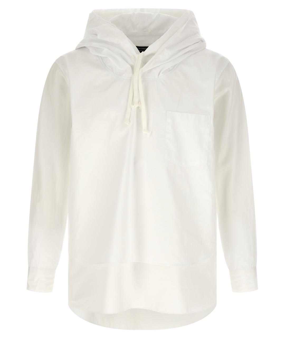 COMME DES GARÇONS HOMME PLUS Белая хлопковая кэжуал рубашка, фото 1