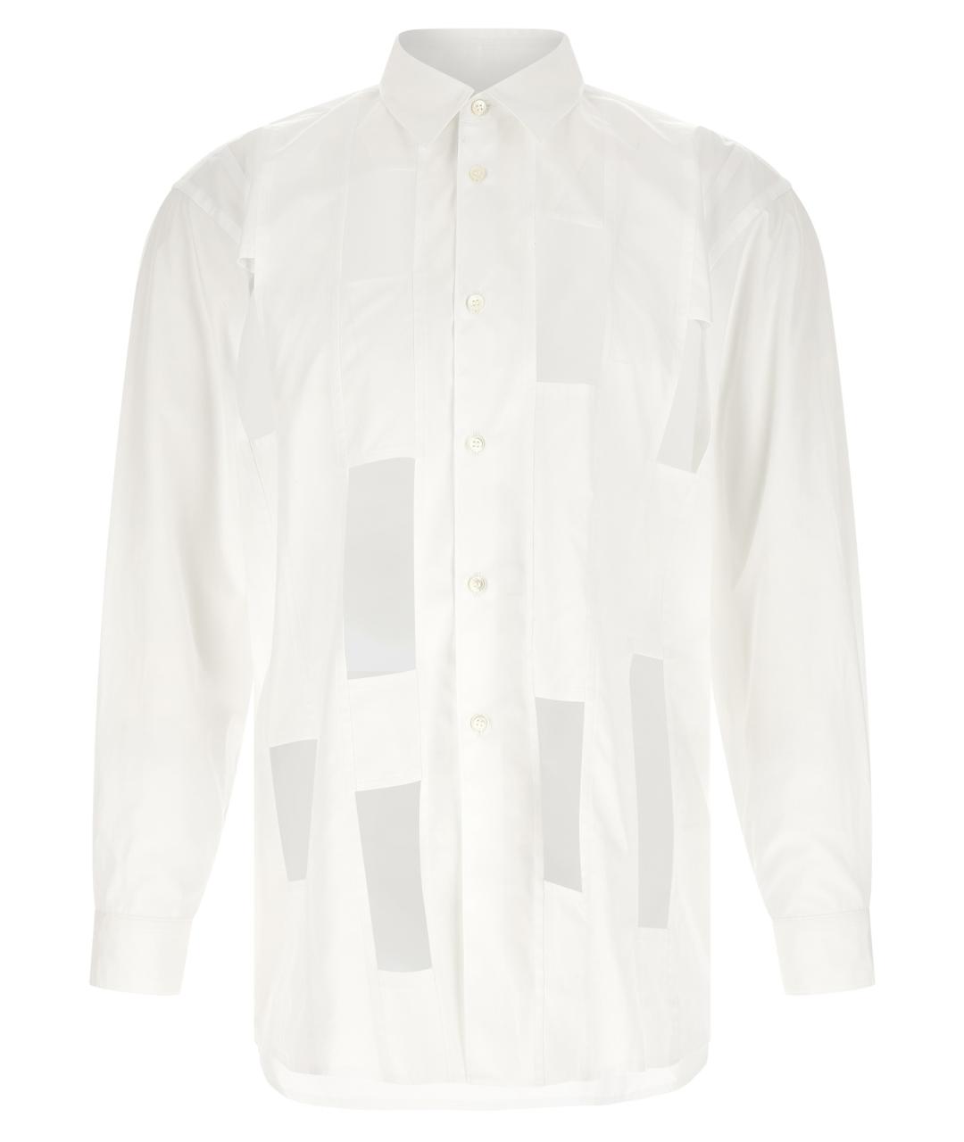 COMME DES GARÇONS HOMME PLUS Белая хлопковая кэжуал рубашка, фото 1