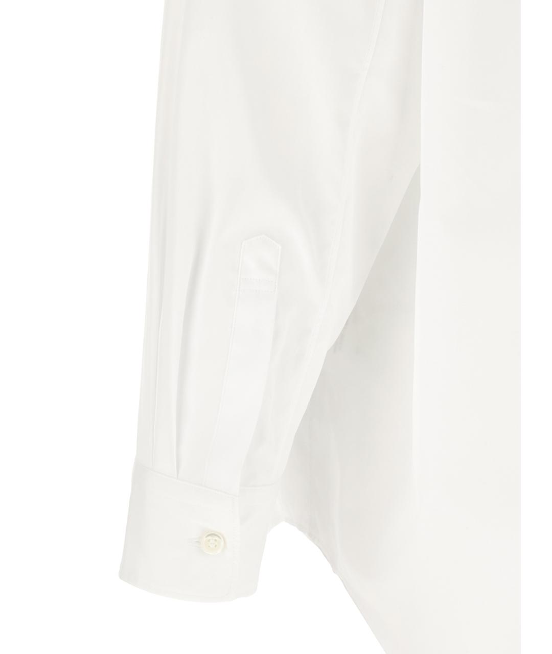 COMME DES GARÇONS HOMME PLUS Белая хлопковая кэжуал рубашка, фото 4