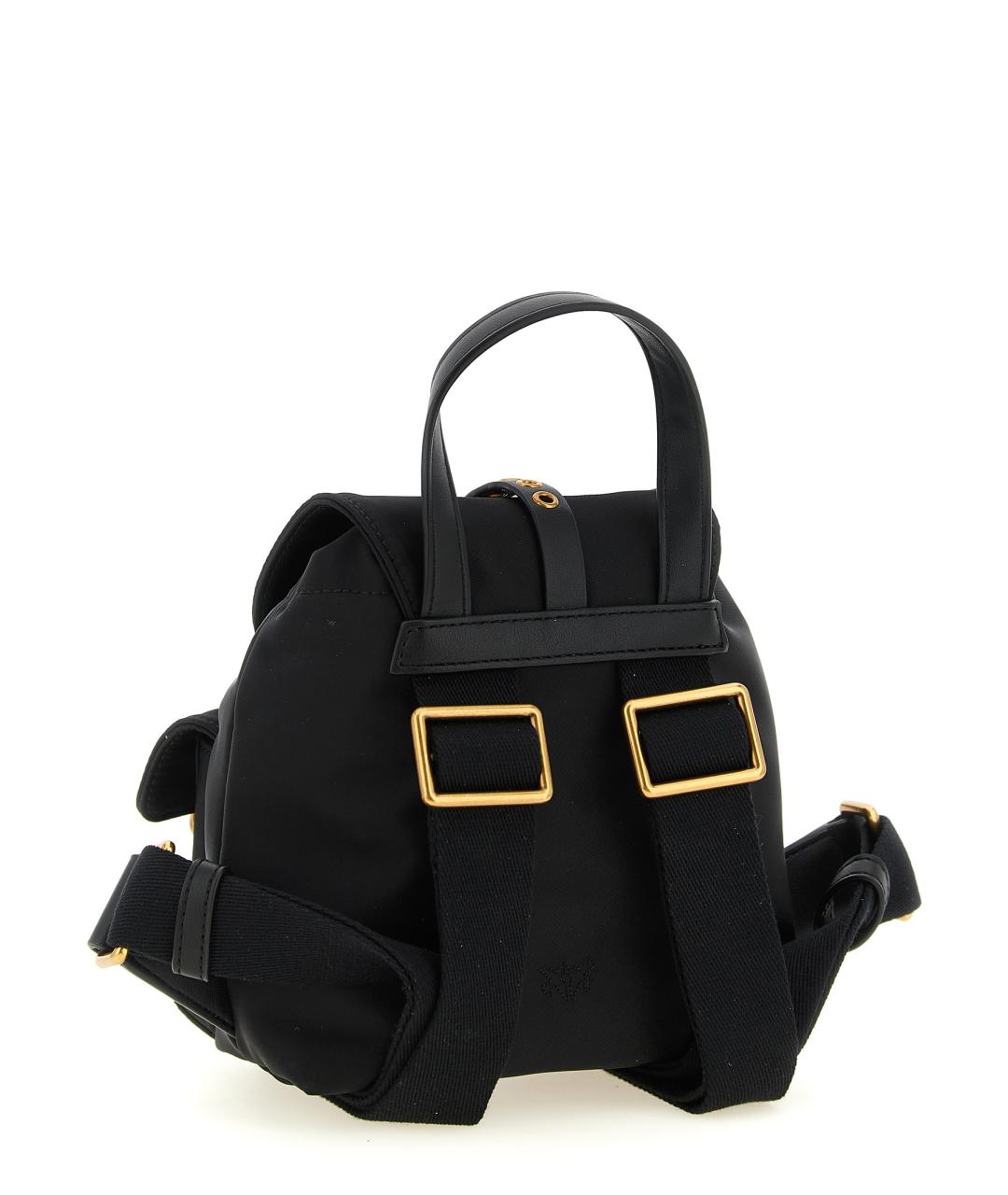 PINKO Черный синтетический рюкзак, фото 2