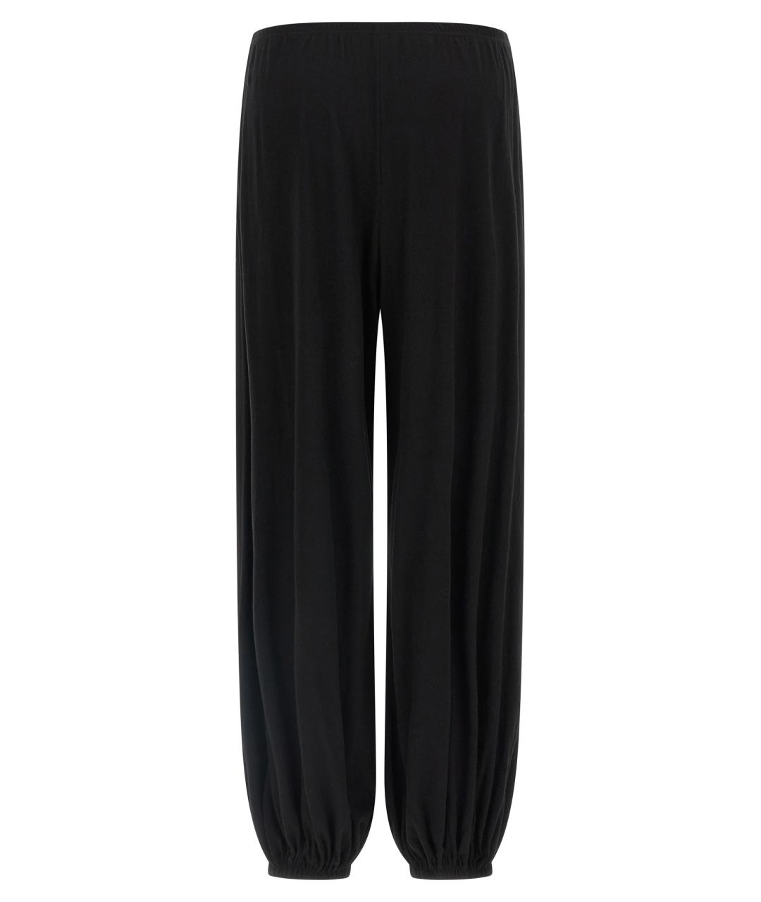 THE ROW Черные хлопковые прямые брюки, фото 2