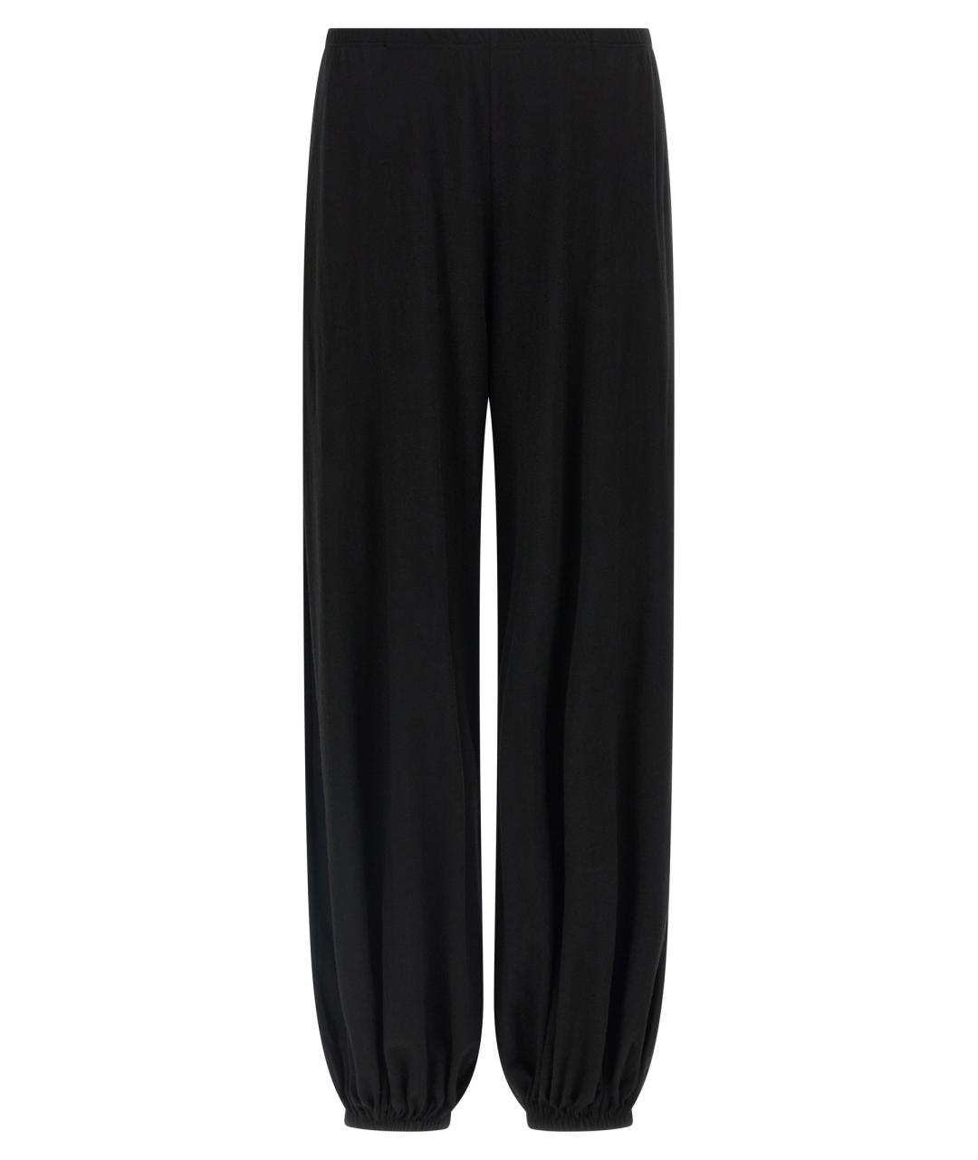 THE ROW Черные хлопковые прямые брюки, фото 1