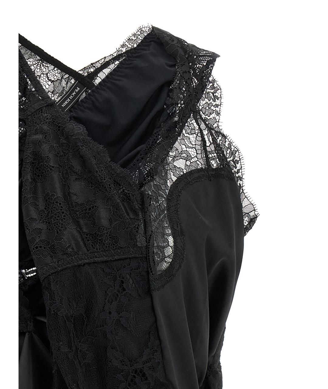 JUNYA WATANABE Черная полиамидовая блузы, фото 3