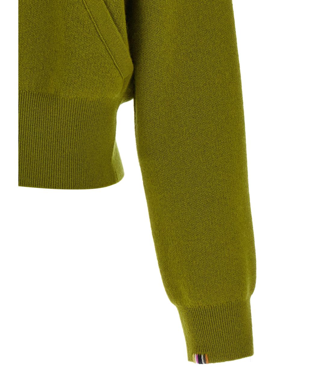 EXTREME CASHMERE Зеленый кашемировый кардиган, фото 4