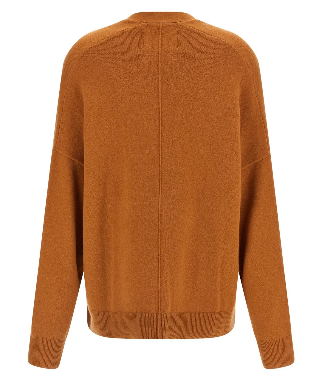 EXTREME CASHMERE Оранжевый кардиган, фото 2