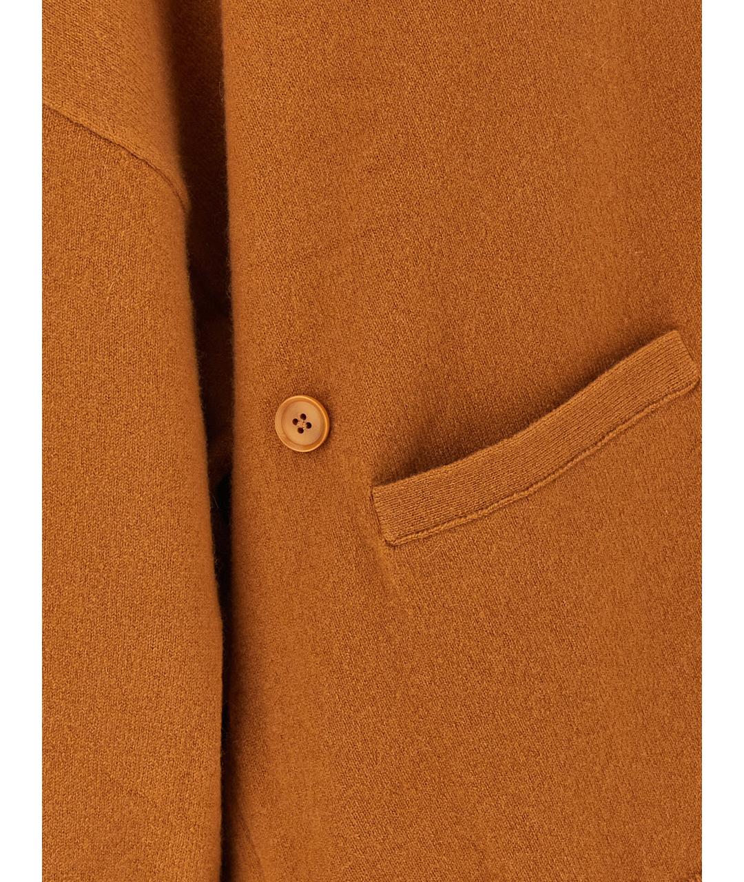 EXTREME CASHMERE Оранжевый кардиган, фото 5