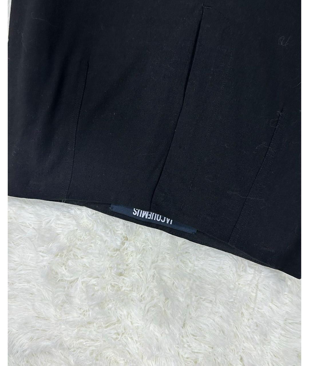 JACQUEMUS Черные брюки узкие, фото 3