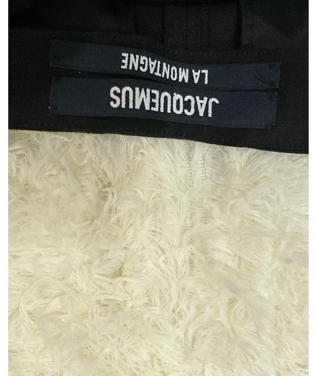 JACQUEMUS Черные брюки узкие, фото 4