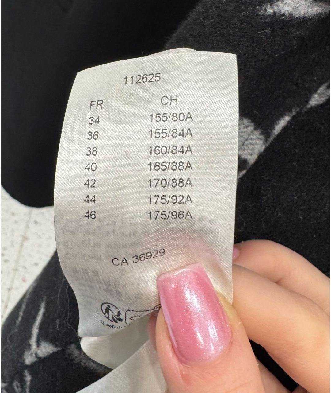 LOUIS VUITTON Черное шерстяное пальто, фото 6