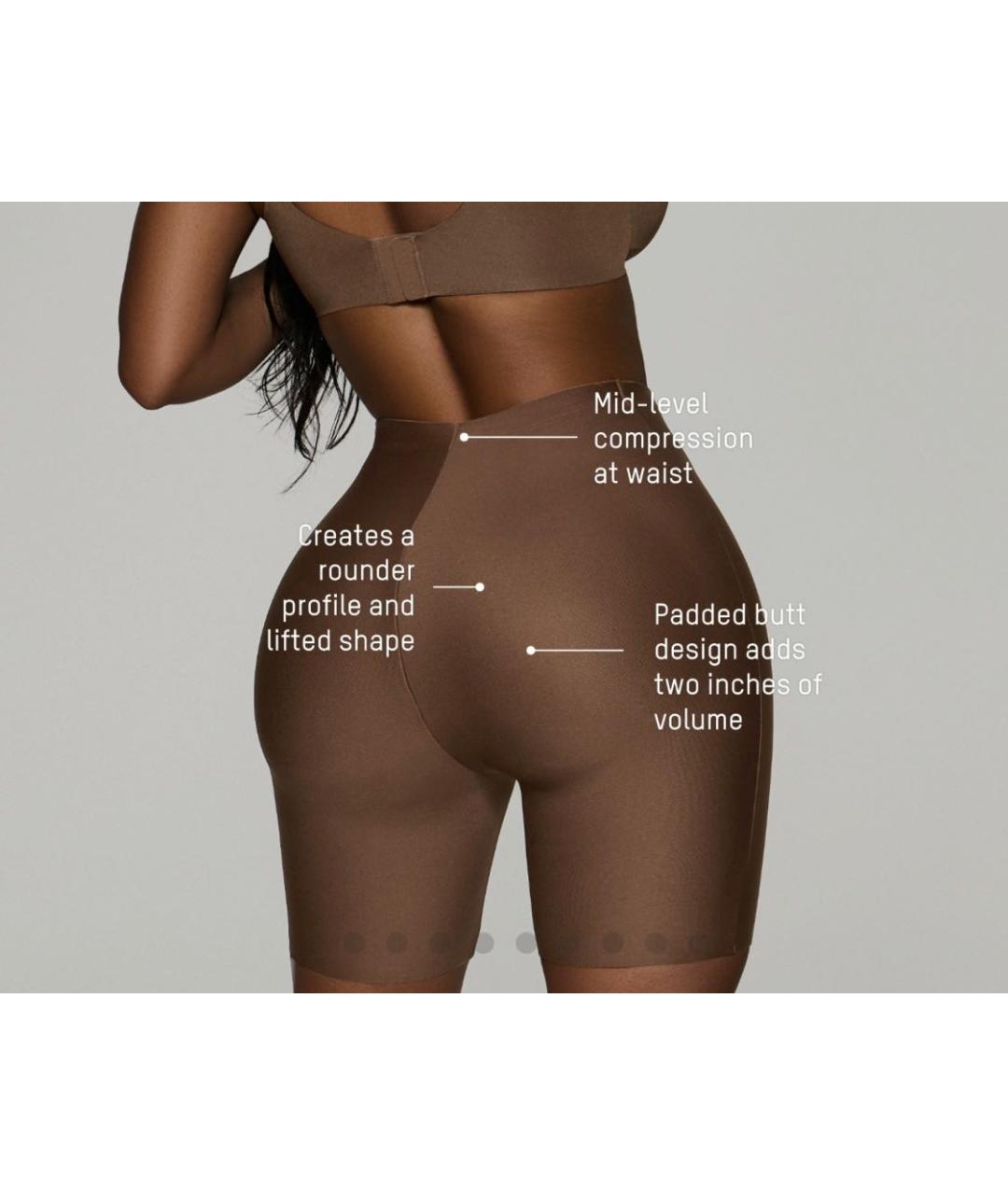 SKIMS Черные полиамидовые спортивные брюки и шорты, фото 3