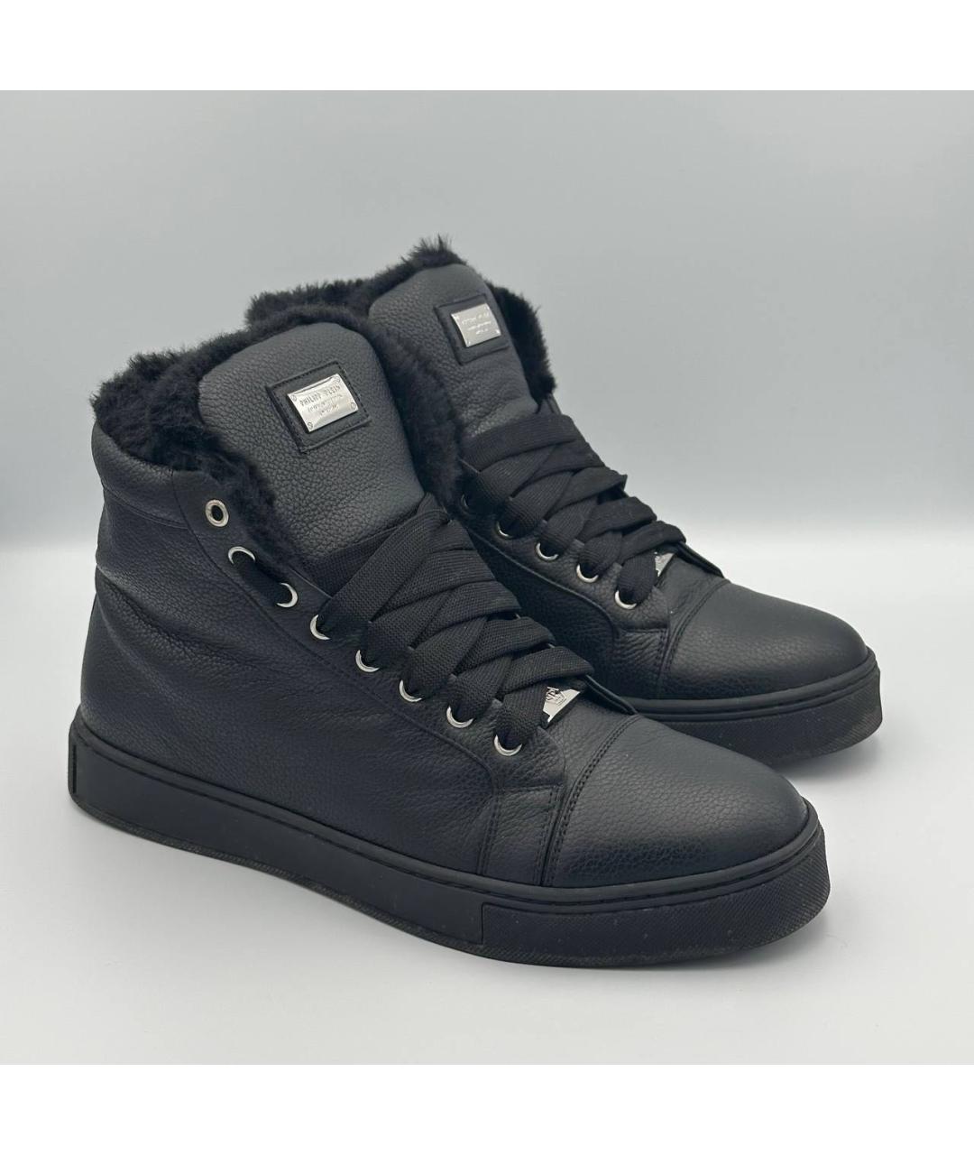 PHILIPP PLEIN Высокие кроссовки / кеды, фото 2