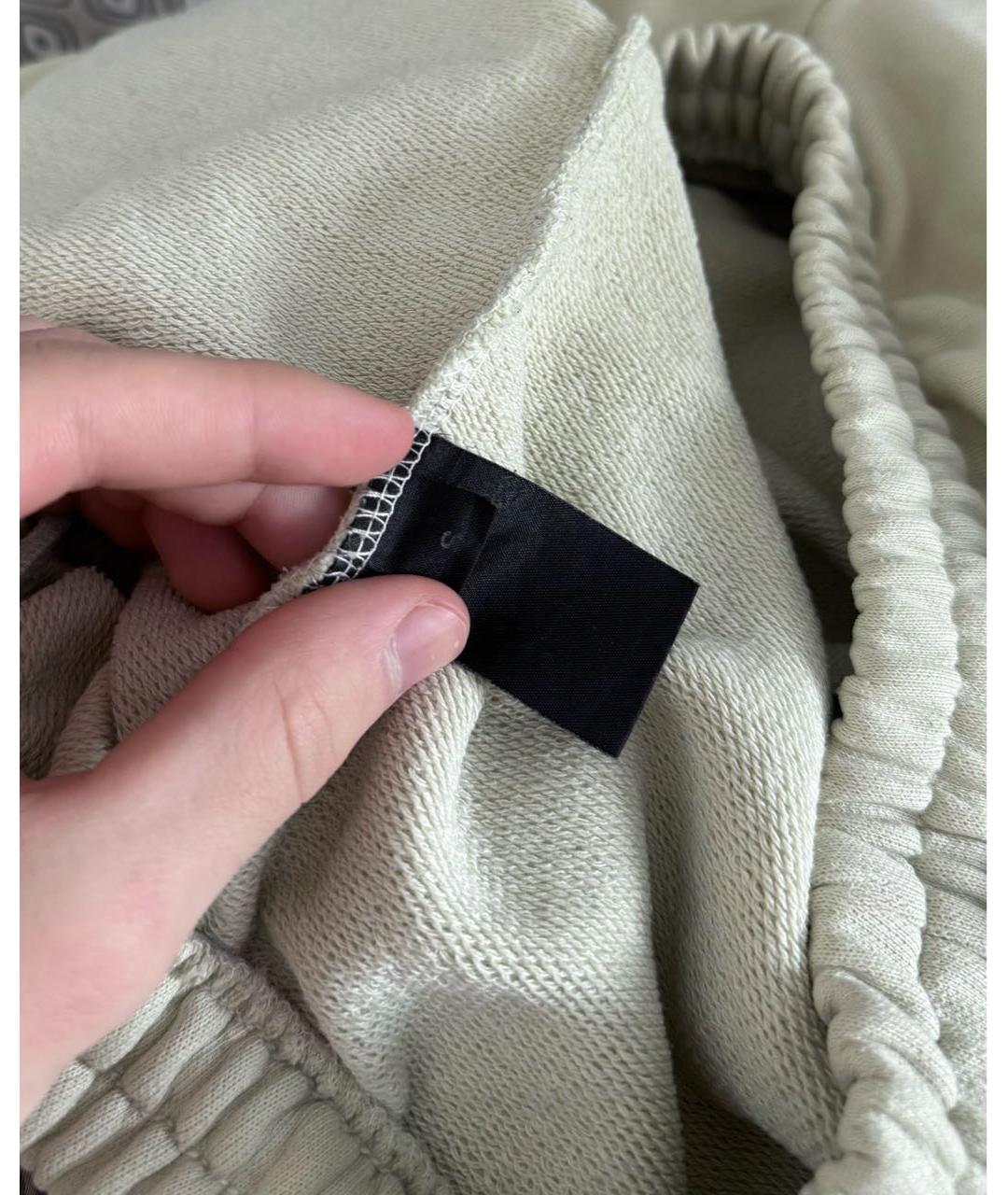 VETEMENTS Бежевые хлопковые повседневные брюки, фото 5