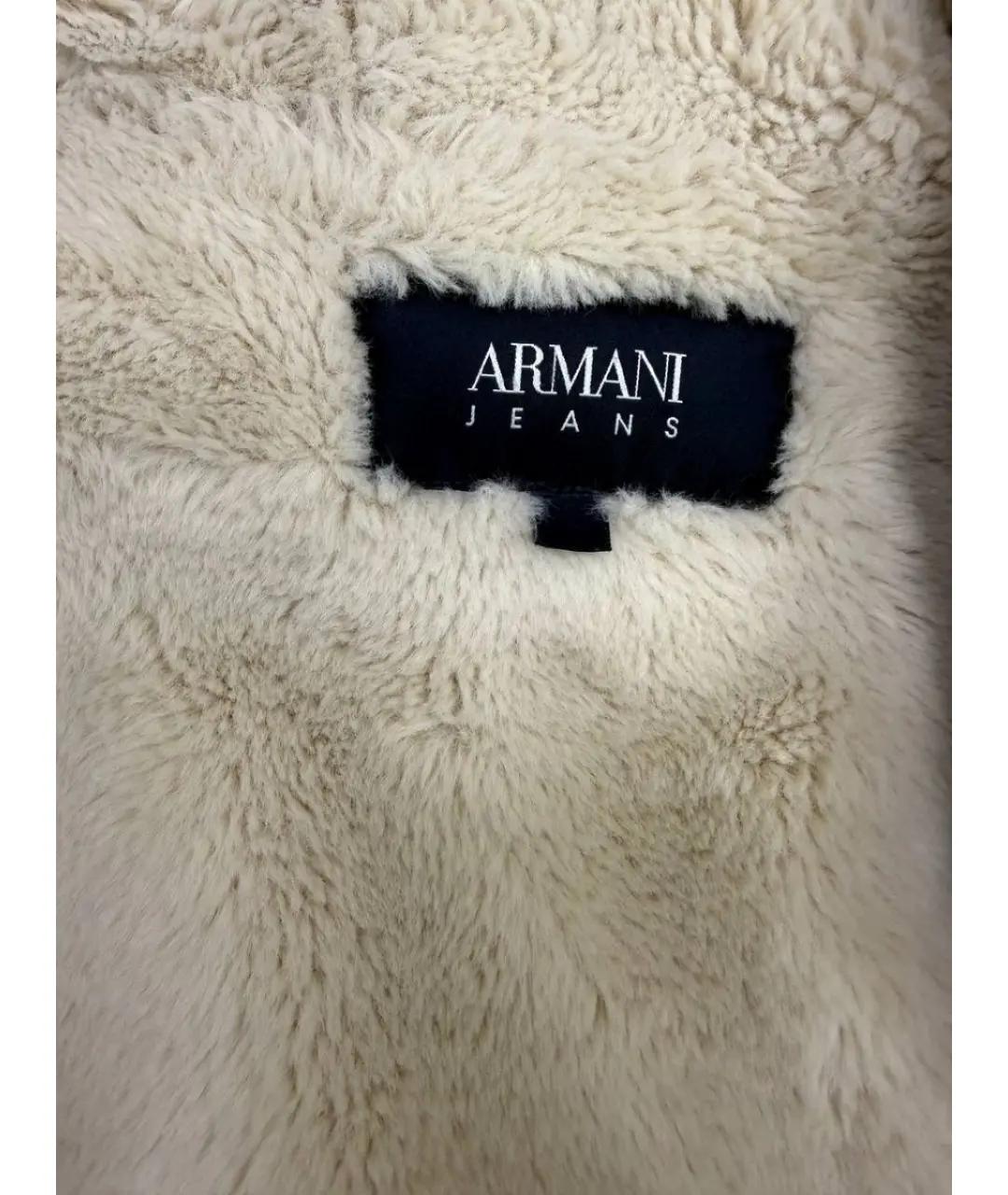 ARMANI JEANS Серая хлопковая парка, фото 4