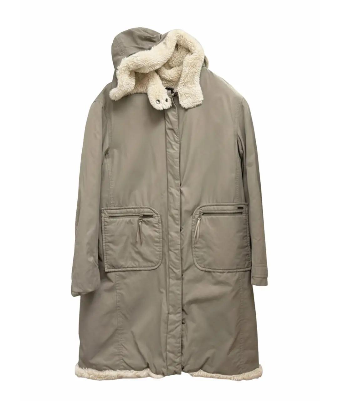 ARMANI JEANS Серая хлопковая парка, фото 6