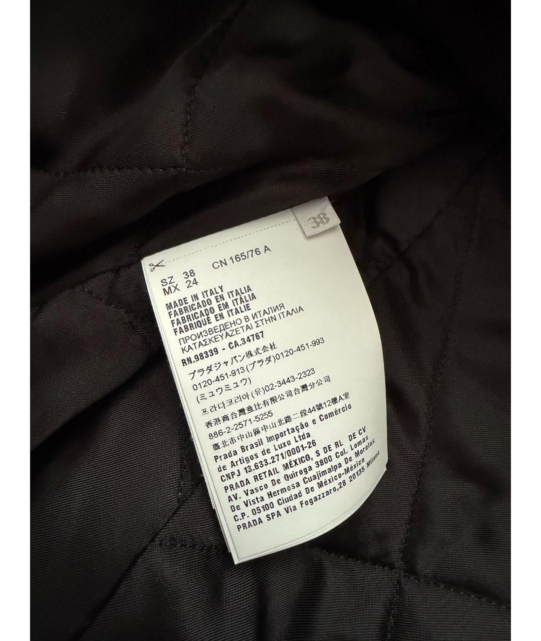 PRADA Антрацитовая меховая куртка, фото 4