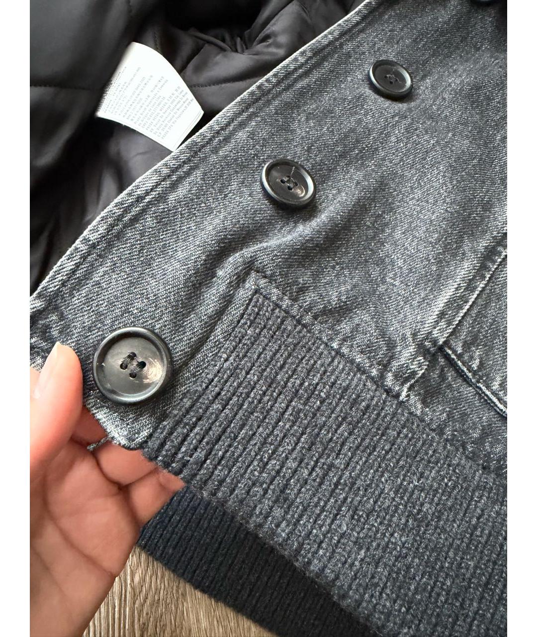 PRADA Антрацитовая меховая куртка, фото 5