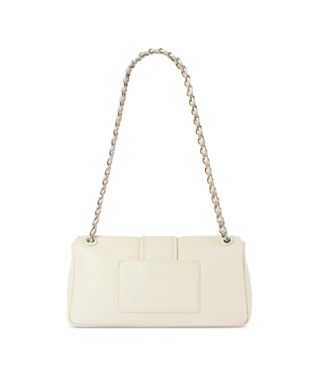 JACQUEMUS Белая хлопковая сумка через плечо, фото 2