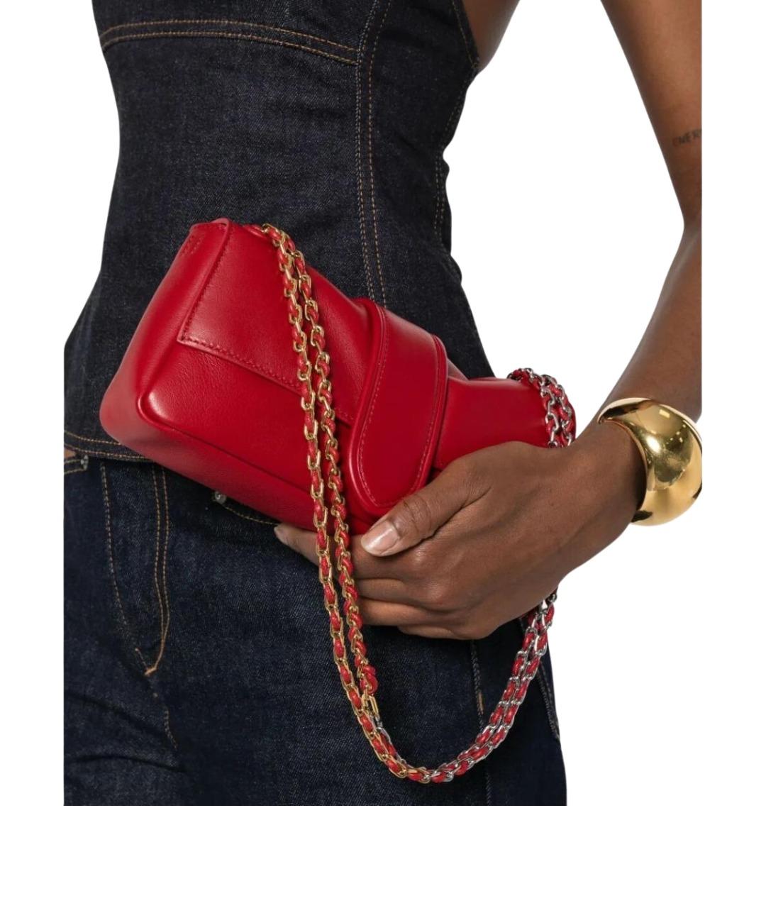 JACQUEMUS Красная хлопковая сумка через плечо, фото 2